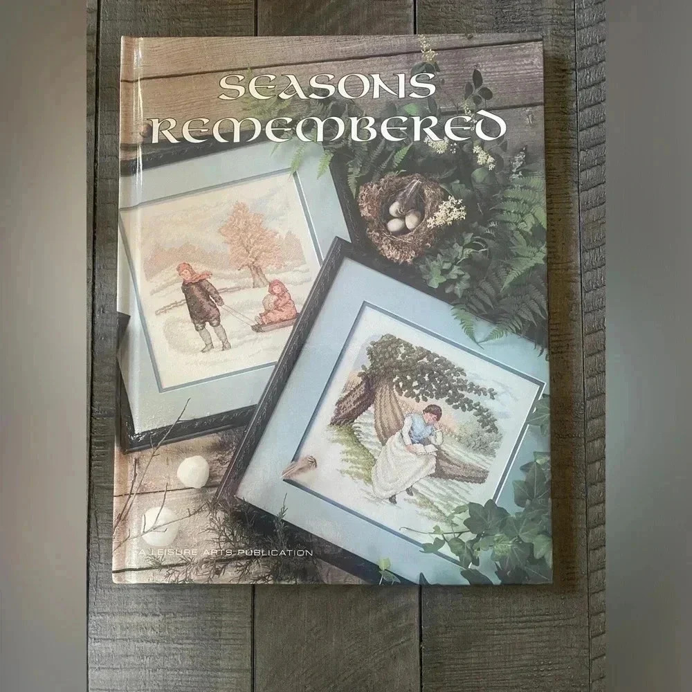1994 Seasons Remebered Cross-Stitch book nine